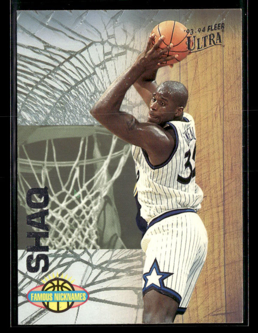 1993-94 Ultra #13 Shaquille O'Neal Famous Nicknames