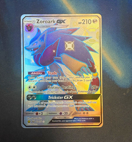 Pokemon Zoroark GX Holo Ultra Rare 77a/73 Shining Legends 210 HP