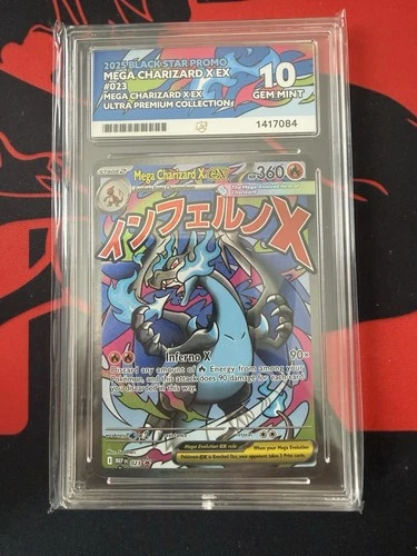 Pokémon TCG Mega Charizard X MAR MEP 023 Charizard UPC Ace 10