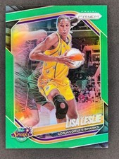 2025 Panini WNBA Prizm LISA LESLIE Green Prizm #106 Los Angeles Sparks