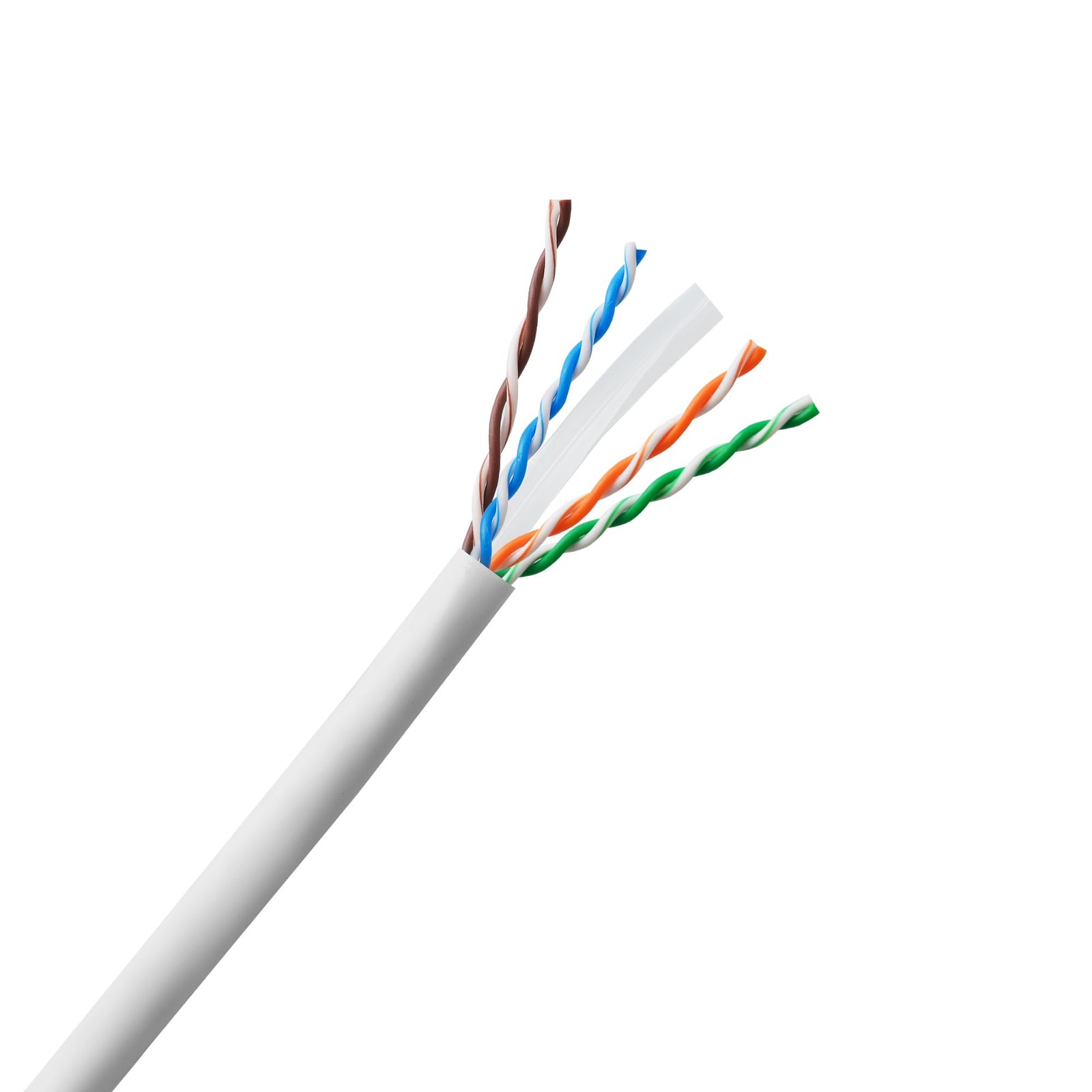 CAT6 UTP Outdoor(1000 Feet), 550Mhz, 23AWG, CCA Ethernet Bulk Cable, Easy-Pul...