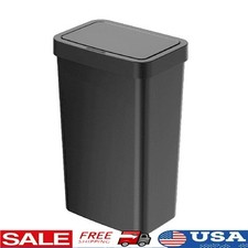 Touchless Motion Sensor Trash Can 13.2 Gallon Hands-Free Kitchen Waste Bin New
