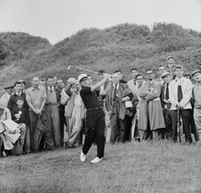South African golfer Gary Player competing 1961 Open Championship- 1961 Photo 3