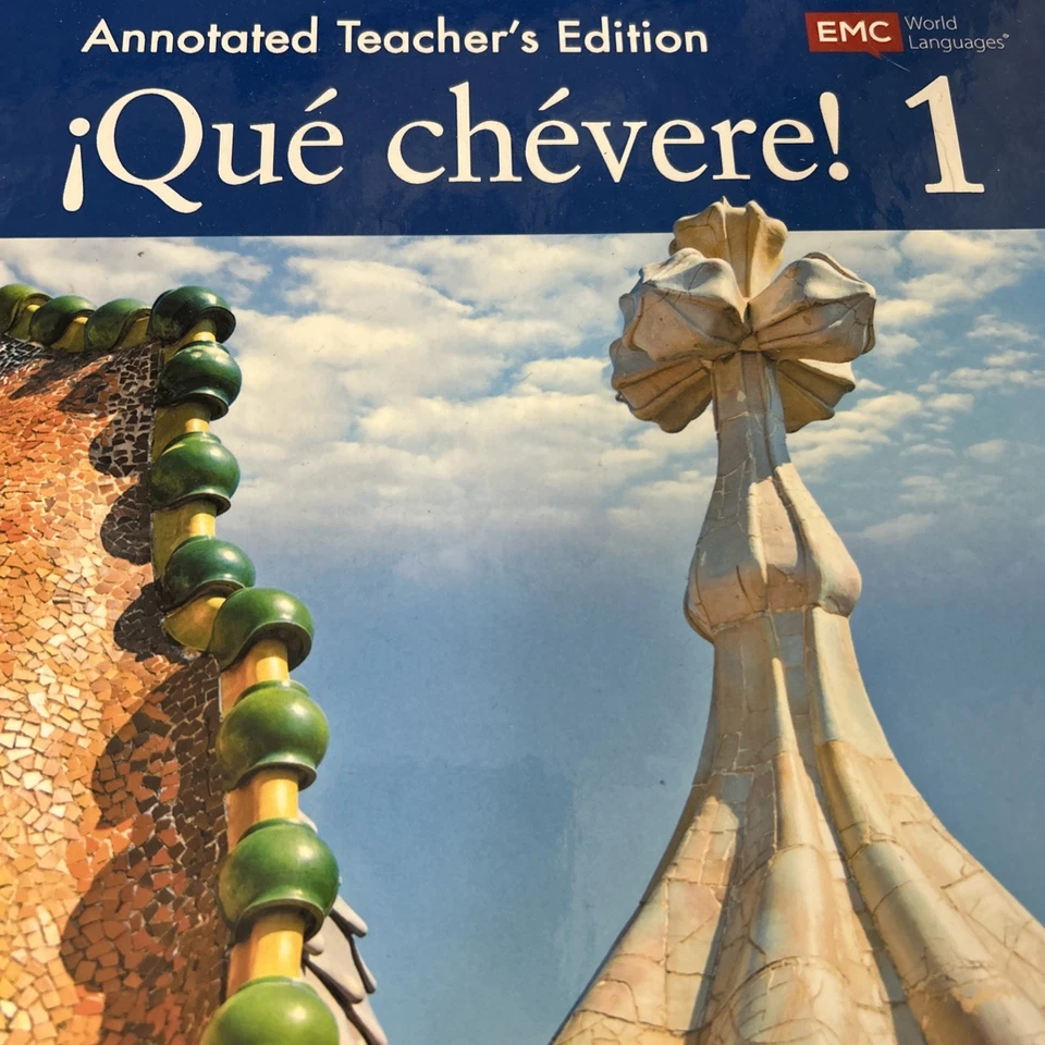 QUE CHEVERE! 1 ANNOTATED TEACHER'S EDITION By Litteken Beer - Hardcover *VG+* - Image 2 of 2
