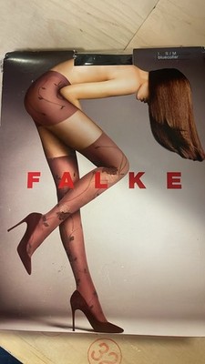 FALKE Damen Strumpfhose M - Blumenmuster - NEU OVP