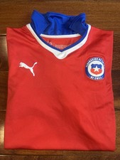 Mens PUMA Chile 2014-‘15 Home Soccer Jersey | Medium | Red