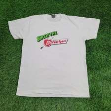 Vintage Shoot The Berentzen Apple Liqueur Shirt M/L 21x27 USA Made