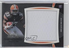 2012 Bowman Sterling Rookie Box Topper 83/99 Trent Richardson Jumbo Patch 0b2