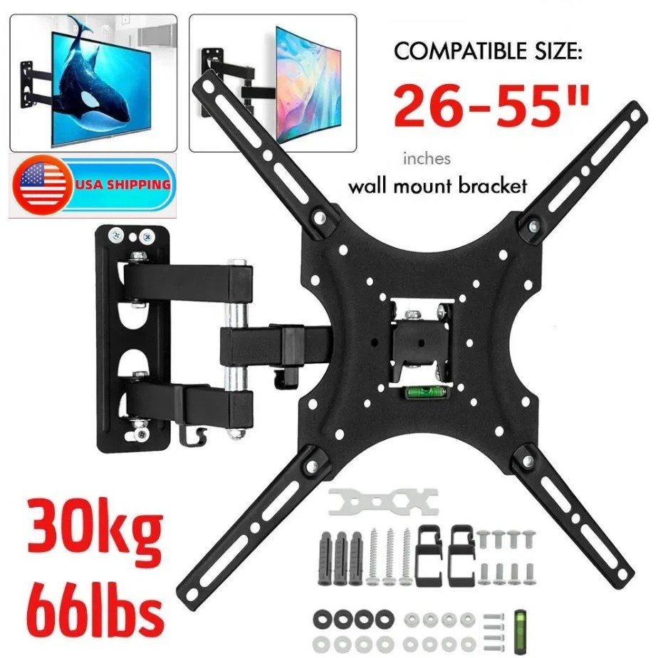 FULL MOTION LCD LED TV WALL MOUNT BRACKET TILT 26 32 36 37 4