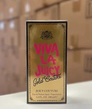 * VIVA LA JUICY GOLD COUTURE * Juicy Couture 3.4 oz edp Women * BRAND NEW *