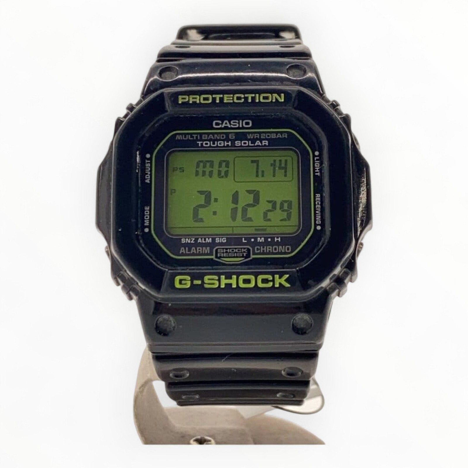 CASIO Digital Solar Watch for Men - Black, Authentic, 1.81