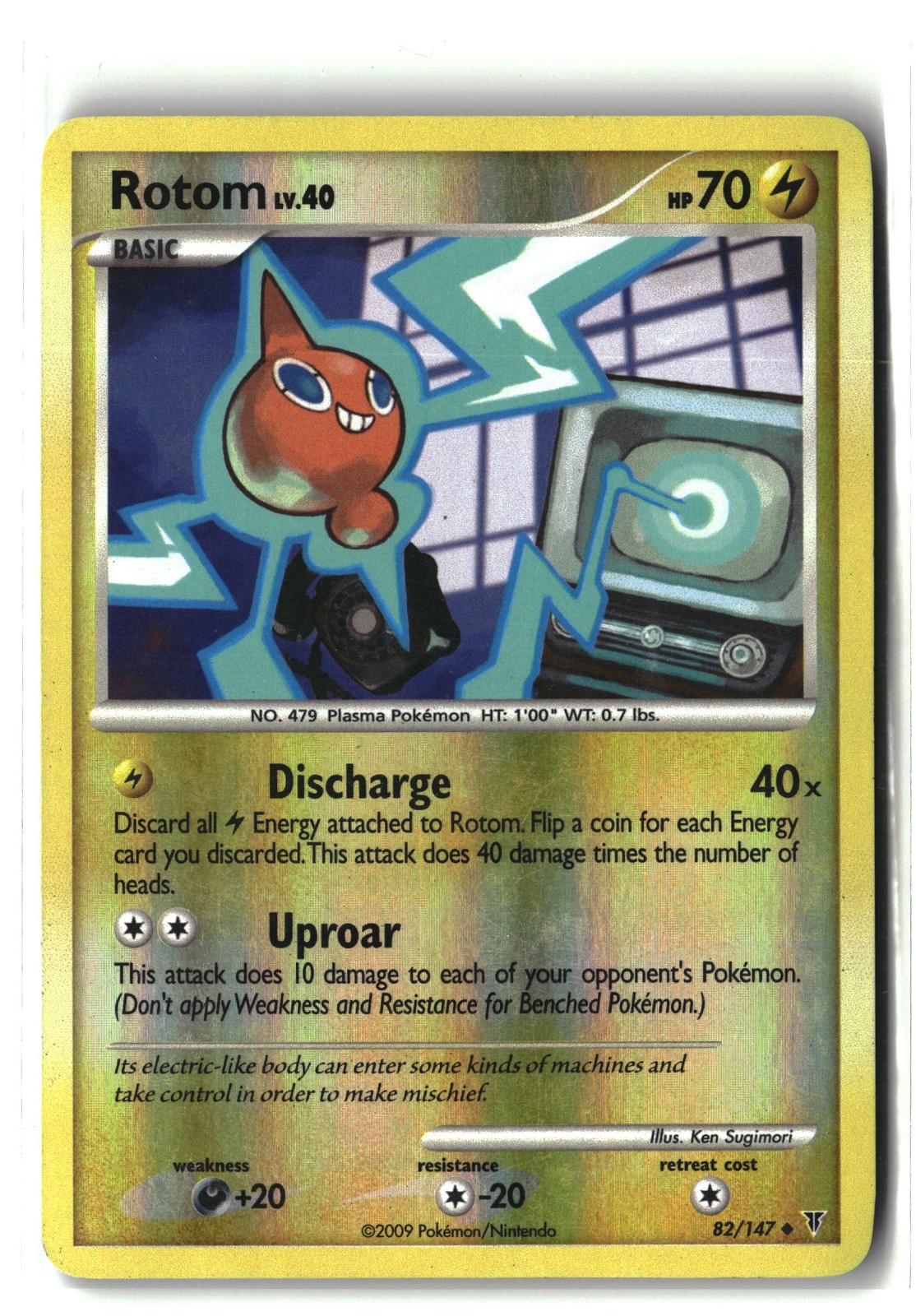 Supreme Victors #82 Rotom Reverse Holo