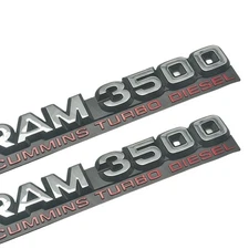 For 1998-2002 Ram 3500 Door Emblem Cummins Turbo Diesel Accessories Fender Badge
