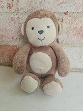 Carter's Child Of Mine Monkey Brown Tan Plush Stuffed Animal Toy 2014 8"
