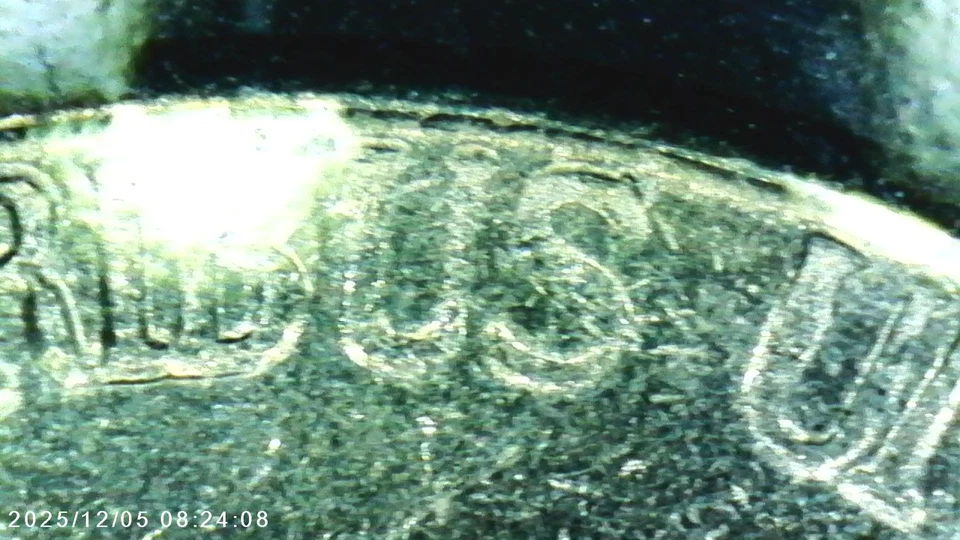 1958-D Jefferson Nickel 5C D/D Mint Error RPM From Uncirculated Roll #02 - Image 2 of 4