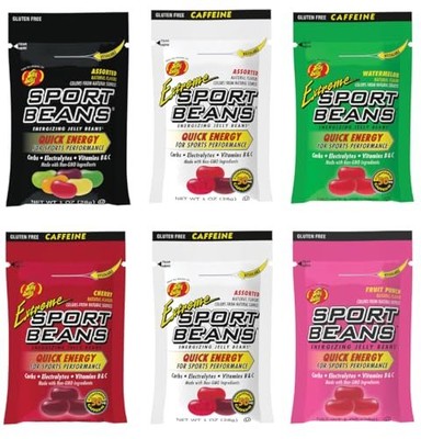 Jelly Belly Sport Bean Variety | 6 pack 1oz bags | Contains Carbs,...