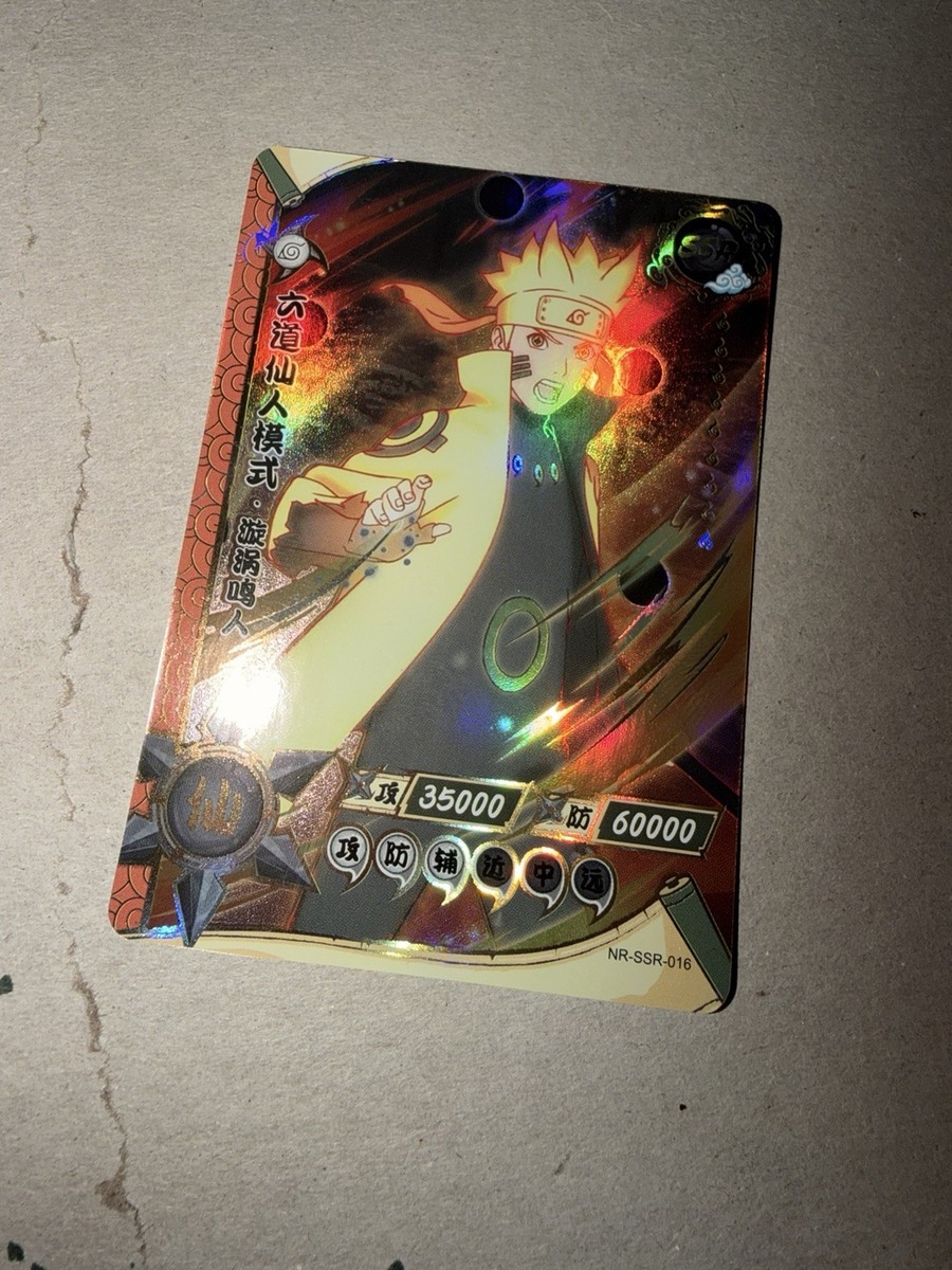 Naruto CCG Naruto Uzumaki Six Paths Sage Mode SSR Foil NR-SSR-016