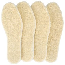 SHEEPSKIN INSOLES SOFT WARM THERMAL INNER FLEECE WOOL PAIR BOOTS SHOE SOLES UK,