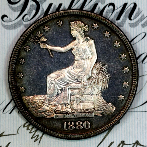 * 1880 ULTRA DCAM * PRISTINE++ GEM PROOF TRADE SILVER DOLLAR * FROM COLLECTION