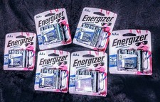 Energizer Ultimate Lithium AA Batteries 64 Total Batteries Exp 2050 Free Ship