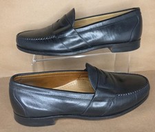 Allen Edmonds Cameron Black Leather Penny Loafers Mens 11.5 D 42070 Made in USA