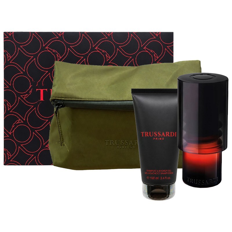 TRUSSARDI Cofanetto Primo - Eau de Parfum Uomo 100 ml + Shampoo&Shower Gel 100 ml + Beauty - Immagine 2