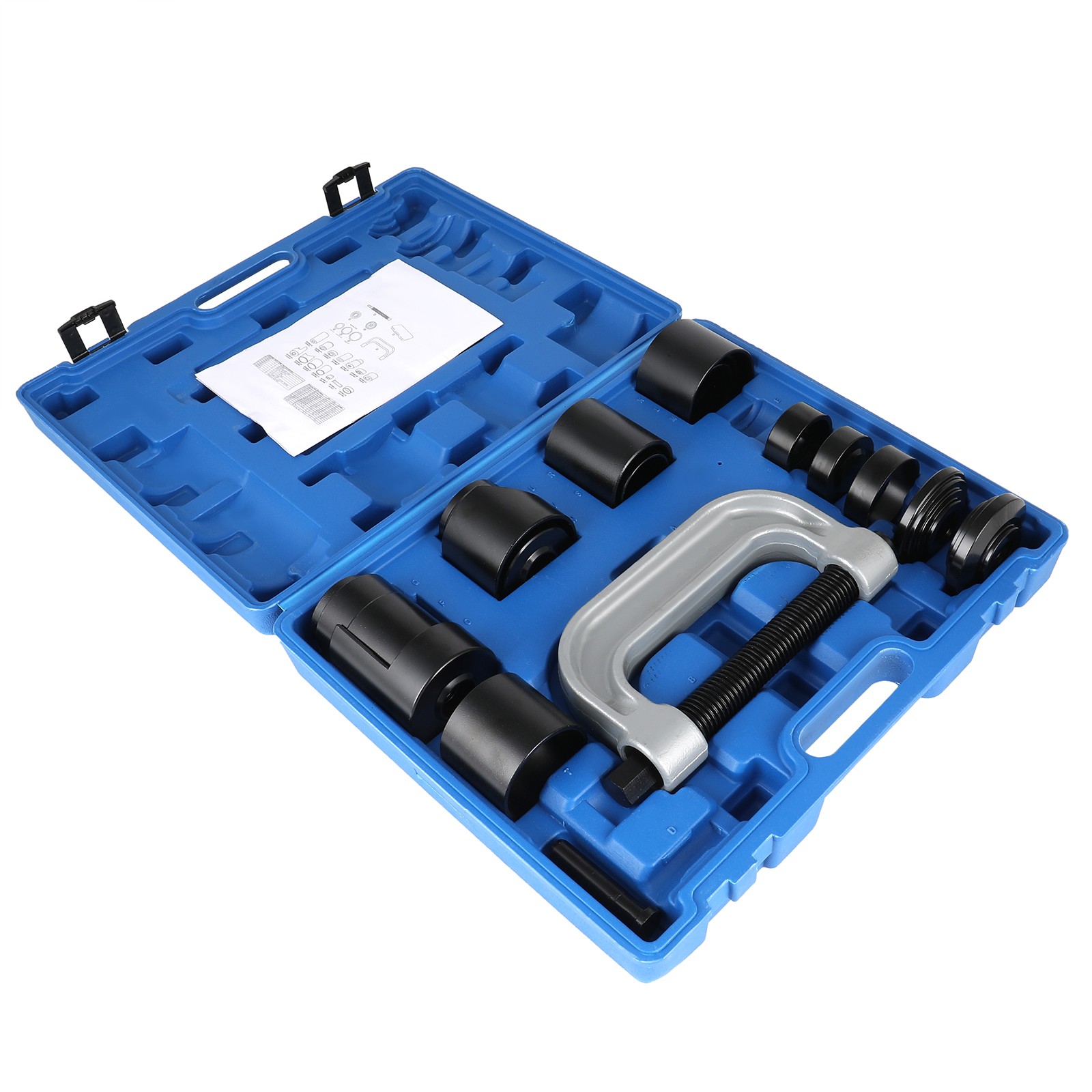 21Pcs Auto Repair Service Removal Ball Joint Press Tool Master Adapter Kit 2&4WD