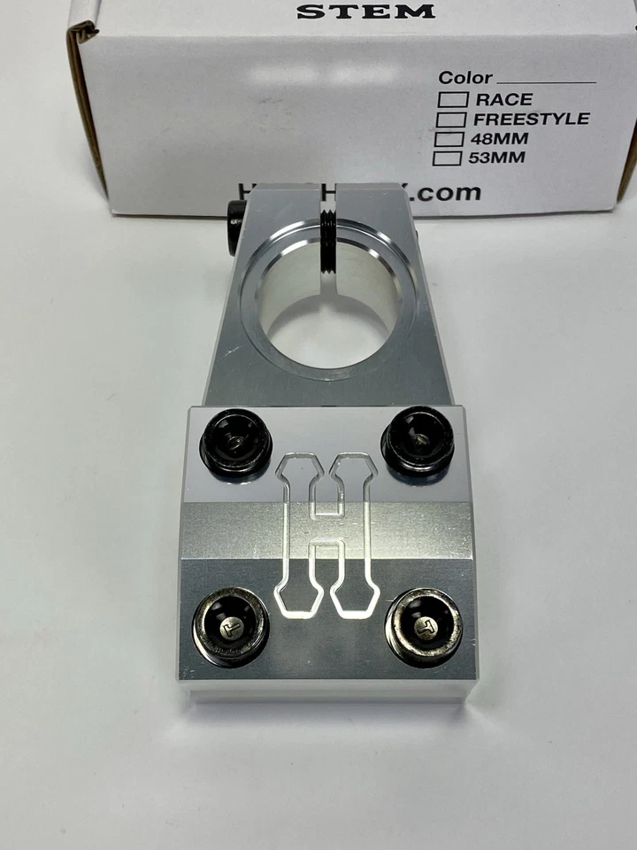 Vástago CNC Hutch 53 mm carga superior pulido sin rosca nueva escuela BMX Western H truco Foto 3 de 4