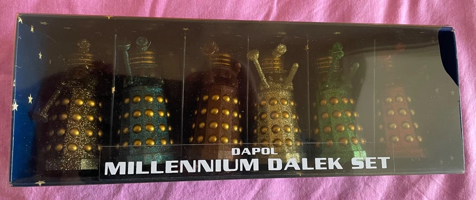 Doctor Who Dapol Millennium  Daleks. Complete set. Includes sleeves. - Image 4 of 4