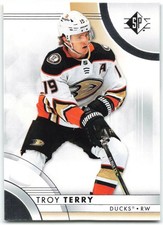 2023-24 SP Hockey #19 Troy Terry Anaheim Ducks