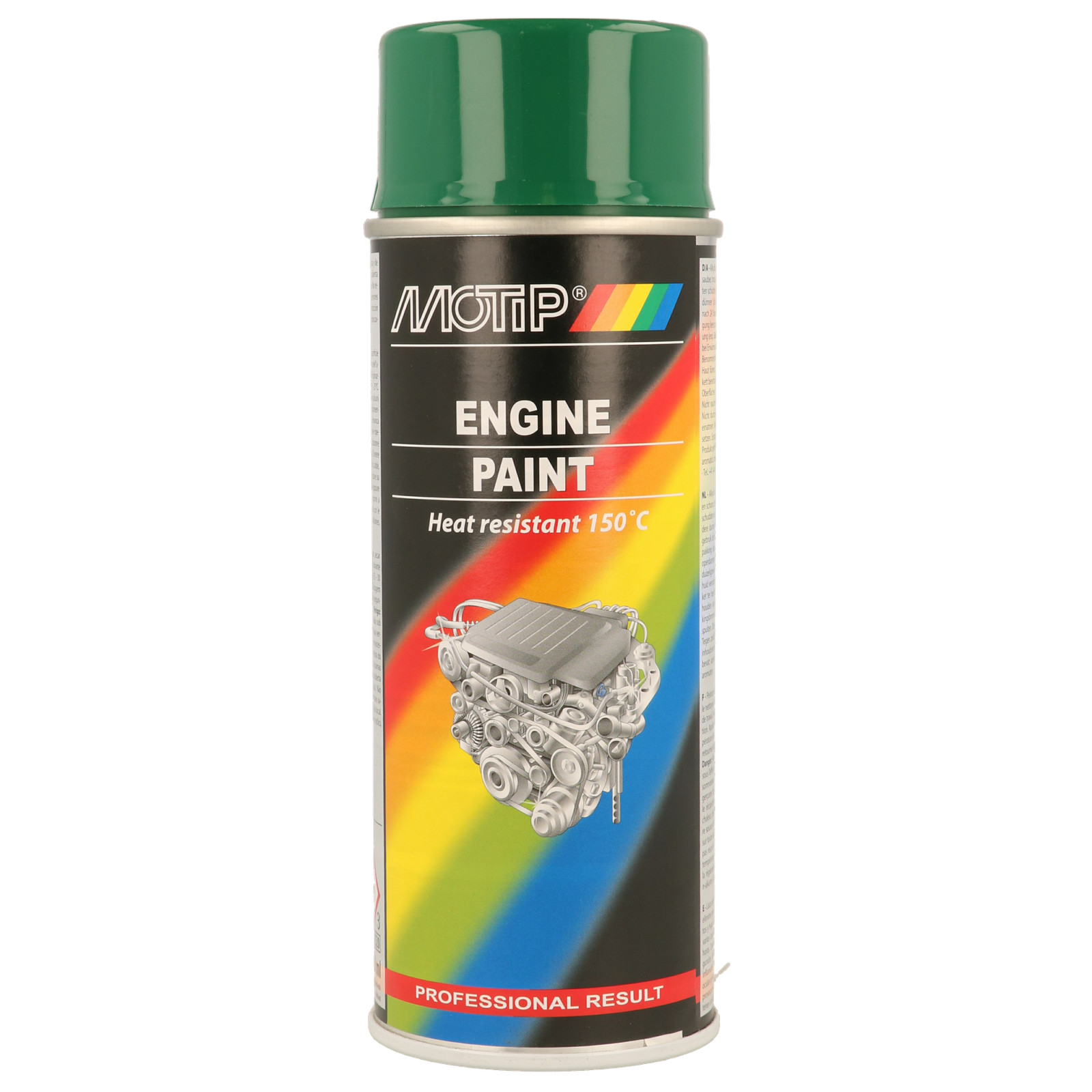 Motip Engine Spray Paint - Green - 400 ml - Image 3