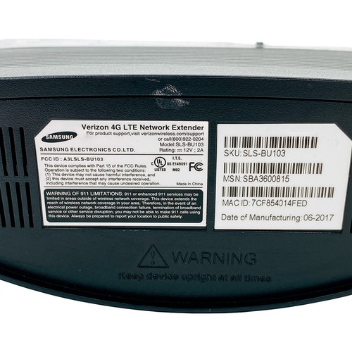 Samsung SLS-BU103 4G LTE Verizon Network Extender Wireless Signal Booster NO GPS - Picture 8 of 8