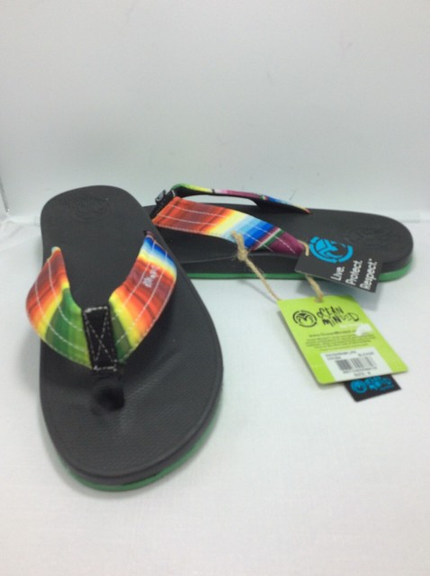ocean minded scorpion flip flops