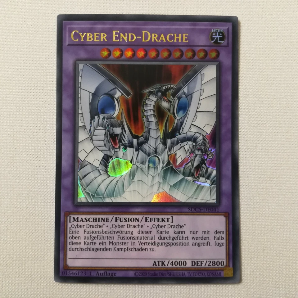 Cyber End-Drache Cyber Zwillings-Drache Yugioh 6 Karten Set Ultra Rare Fusion DE - Bild 3 von 3