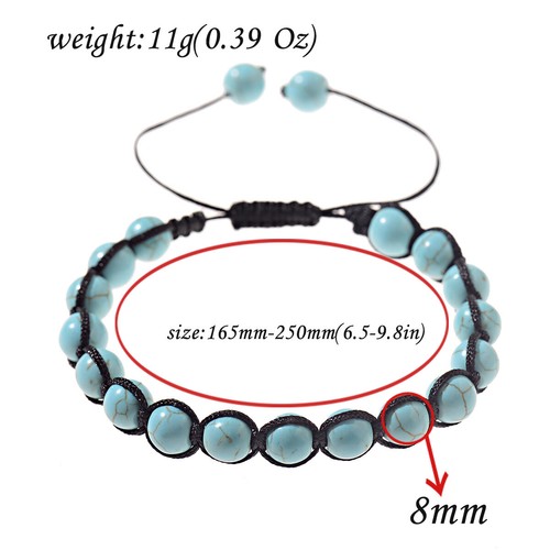 8MM Owl Buddha Beaded Natural Lava Stone Gold Silver Fashion Men Women Bracelets - Picture 119 of 174