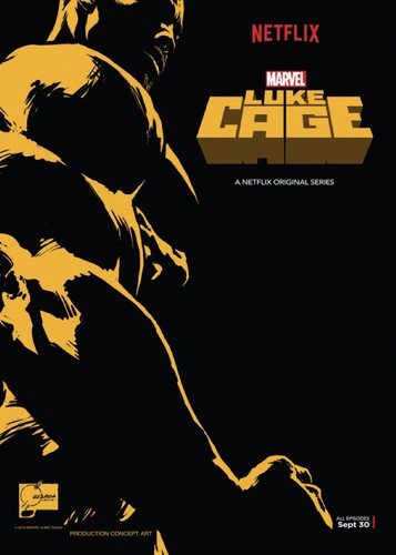 LUKE CAGE - Season 1 - Promo Card - Netflix Show