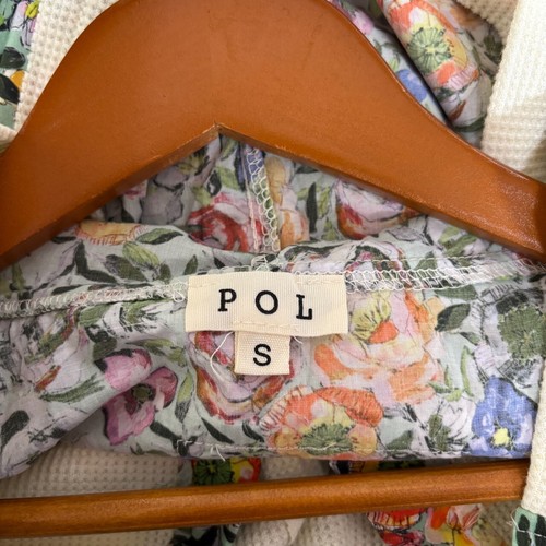 Felpa donna POL patchwork con cappuccio taglia S maglia mista floreale invecchiata maximalista boho - Foto 5 di 11