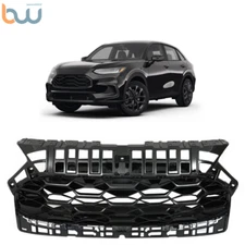 For 2023-2024 Honda HR-V Front Upper Bumper Grille Gloss Black Grill Plastic
