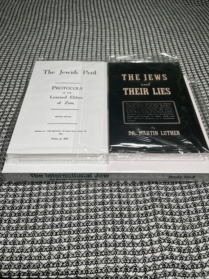 The International Jew,Henry Ford 4 vol, Jewish Peril,The Jews And Their Lies New - Image 3 of 4