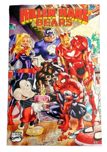 Killer Kare Bears Disney D23 Homage Crystal Foil Cover #5/5 NM/M