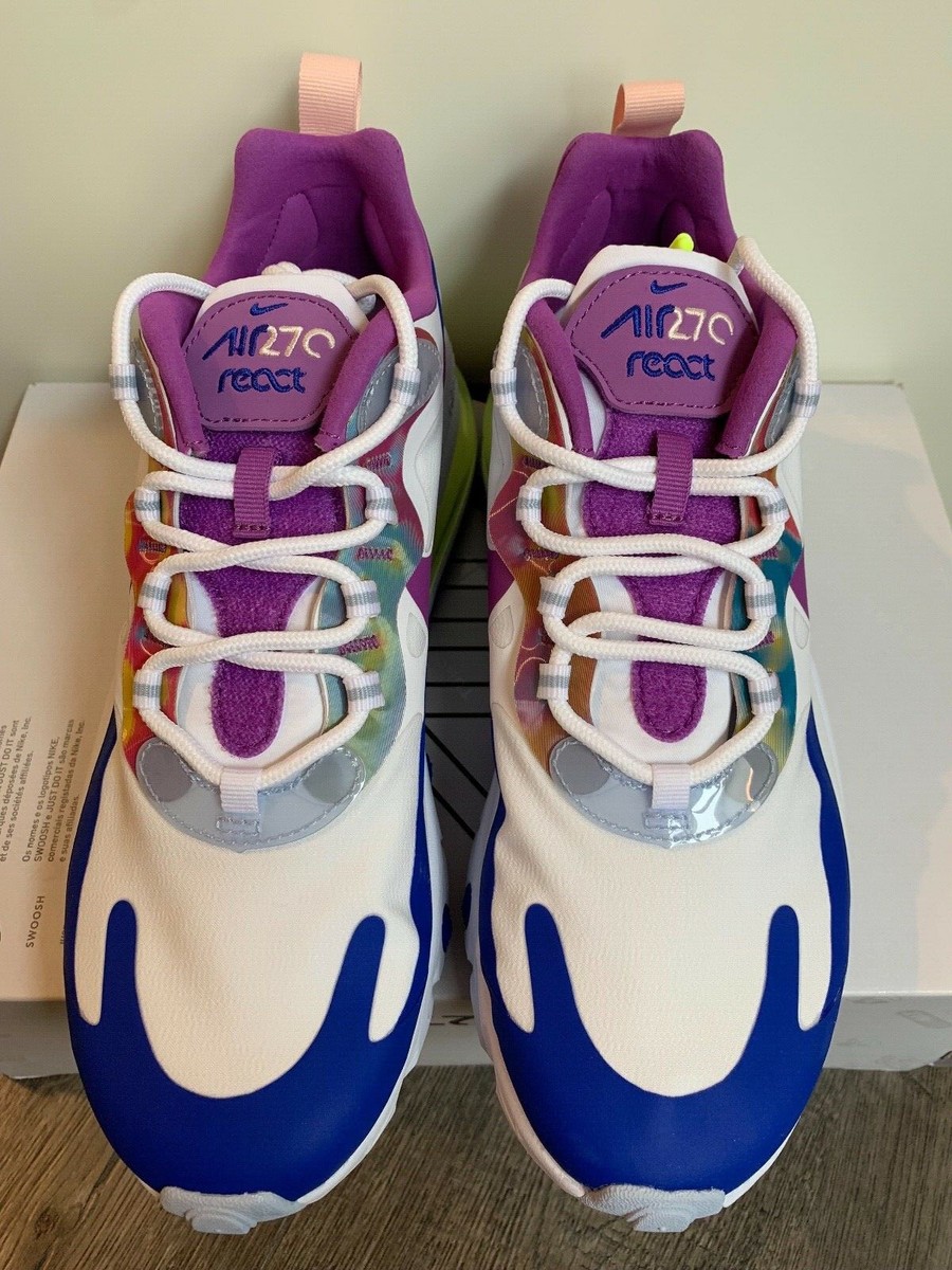 Nike Air Max 270 React Easter White Purple Nebula CW0630-100