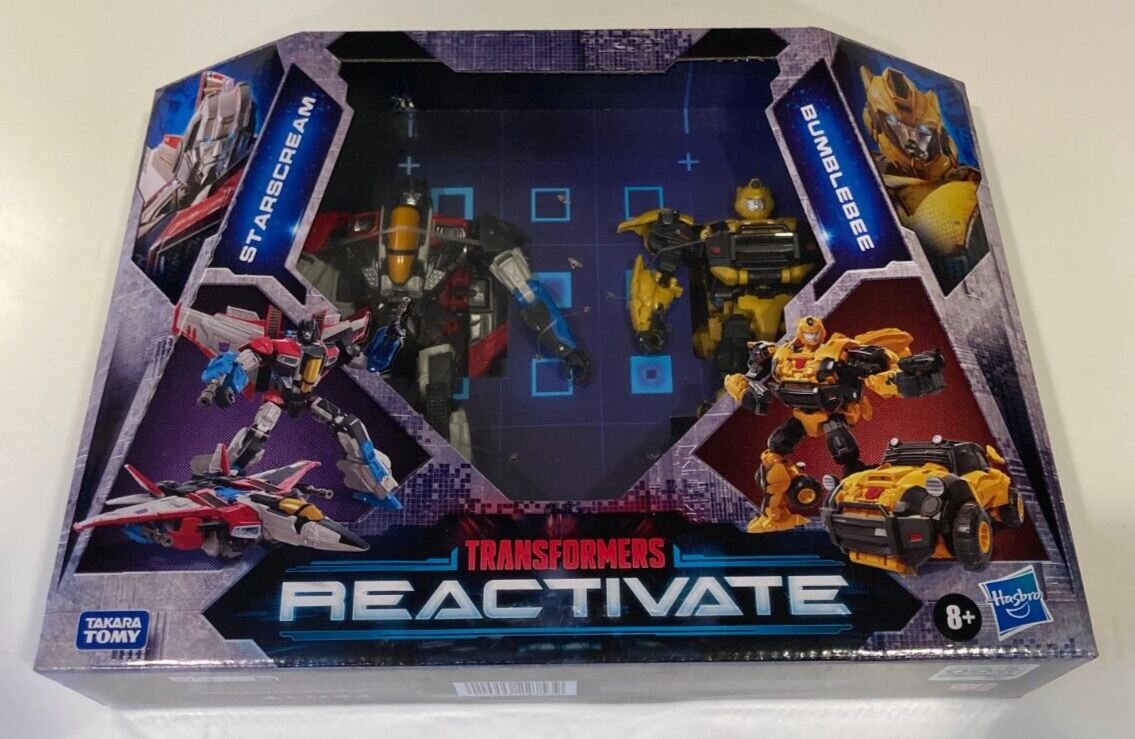 HASBRO TRANSFORMERS REACTIVATE STARSCREAM & BUMBLEBEE FIGURES MISB