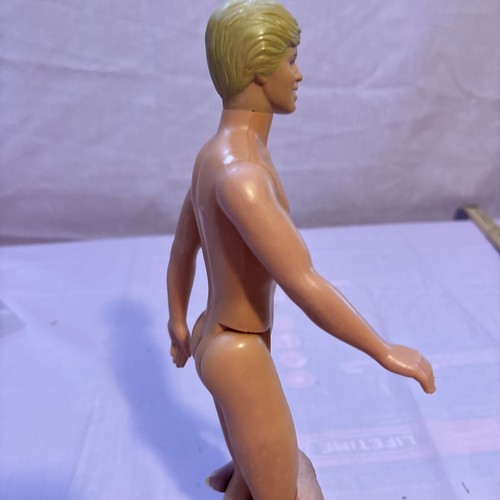 Vintage Barbie Ken Doll Molded Blonde Hair Blue Eyes Mattel 1983 1968 - Picture 7 of 11