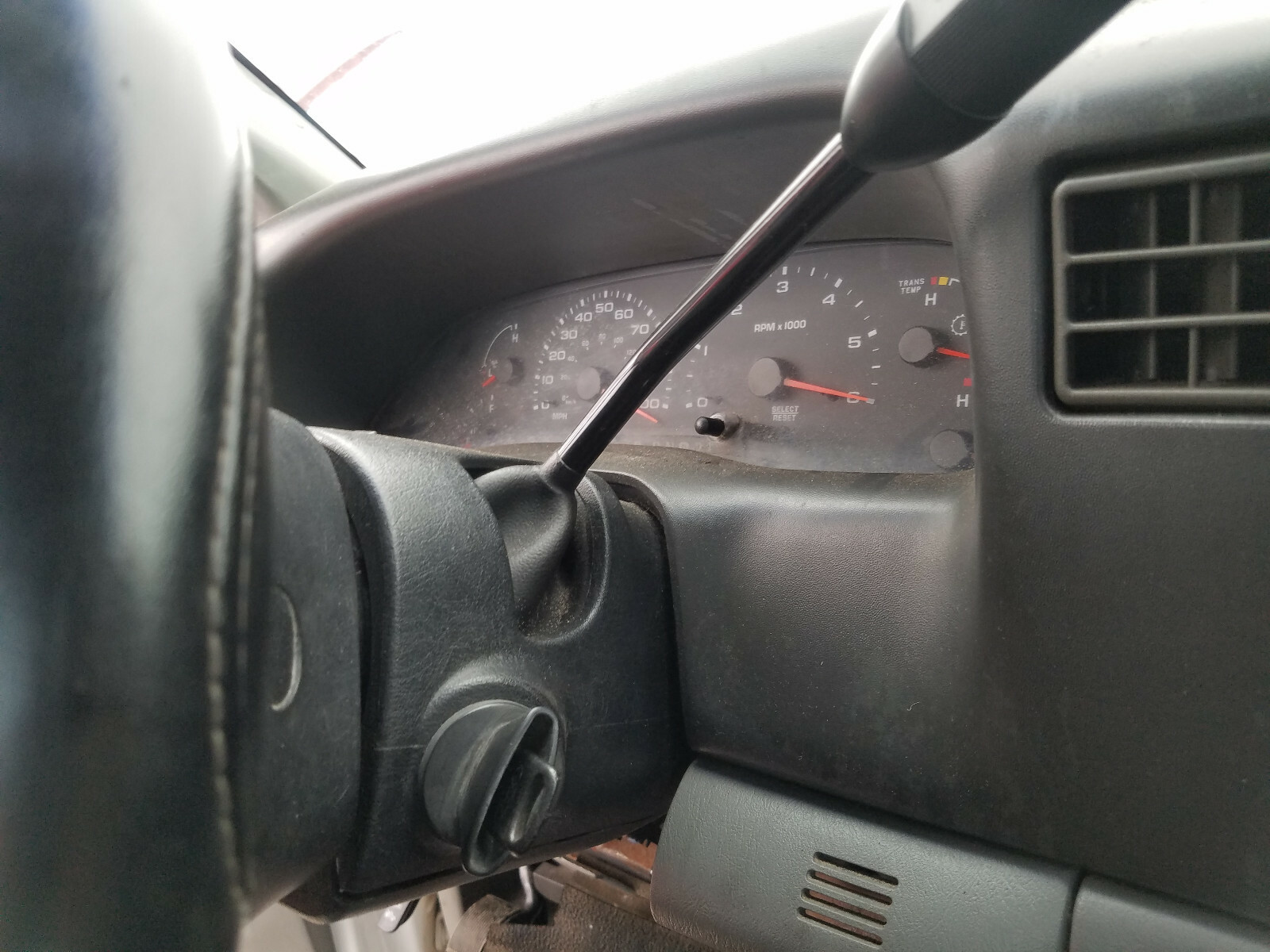 199713 FORD E150 ECONOLINE VAN TILT STEERING COLUMN W/ AUTO TRANS