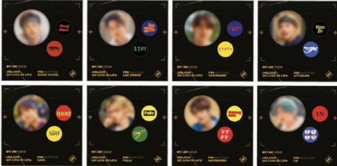 STRAY KIDS UNLOCK GO LIVE IN LIFE CONCERT AR TICKET PHOTO PIN BOOK