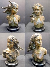Frederick Hart The Muse Suite /Music/ Dance/Theater/Poetry  Bronze Sculptures x4