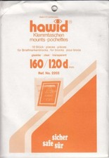 Hawid Stamp Mounts 160x120 mm Clear For Blocks & Souvenir Sheets New Pack Of 5