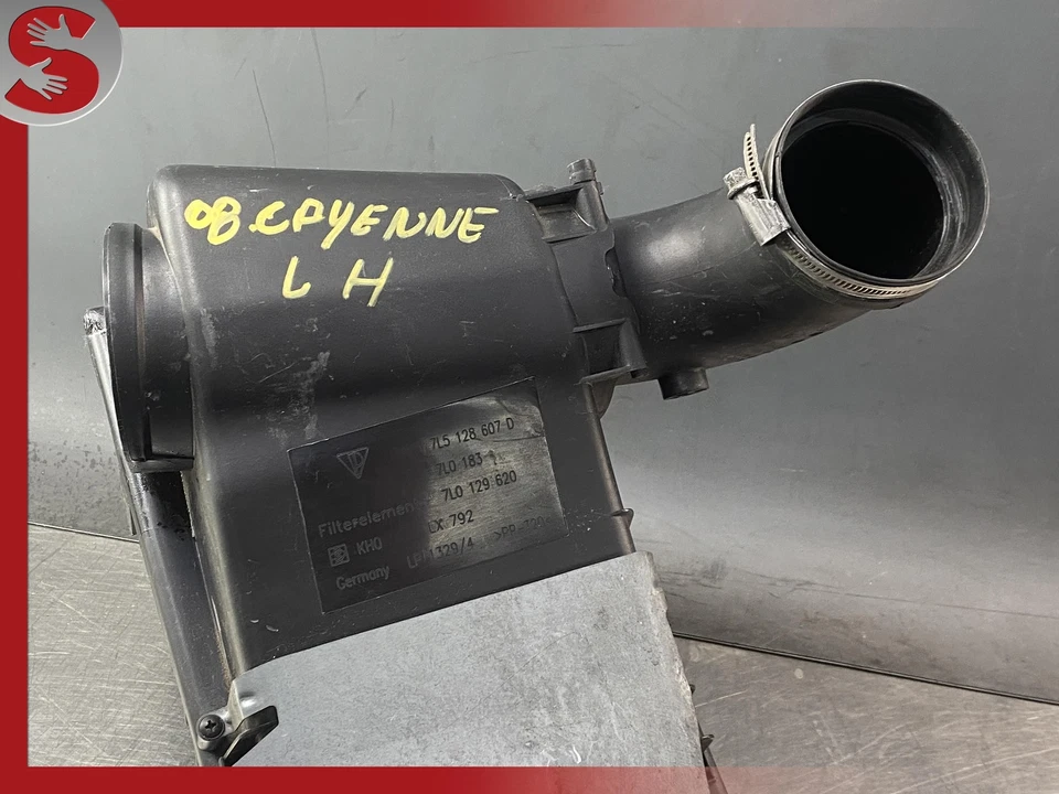 2003 - 2010 Porsche Cayenne 4.5 caixa de limpador de ar driver esquerdo 7L5128607D fabricante de equipamento original 8053P - Imagem 2 de 4