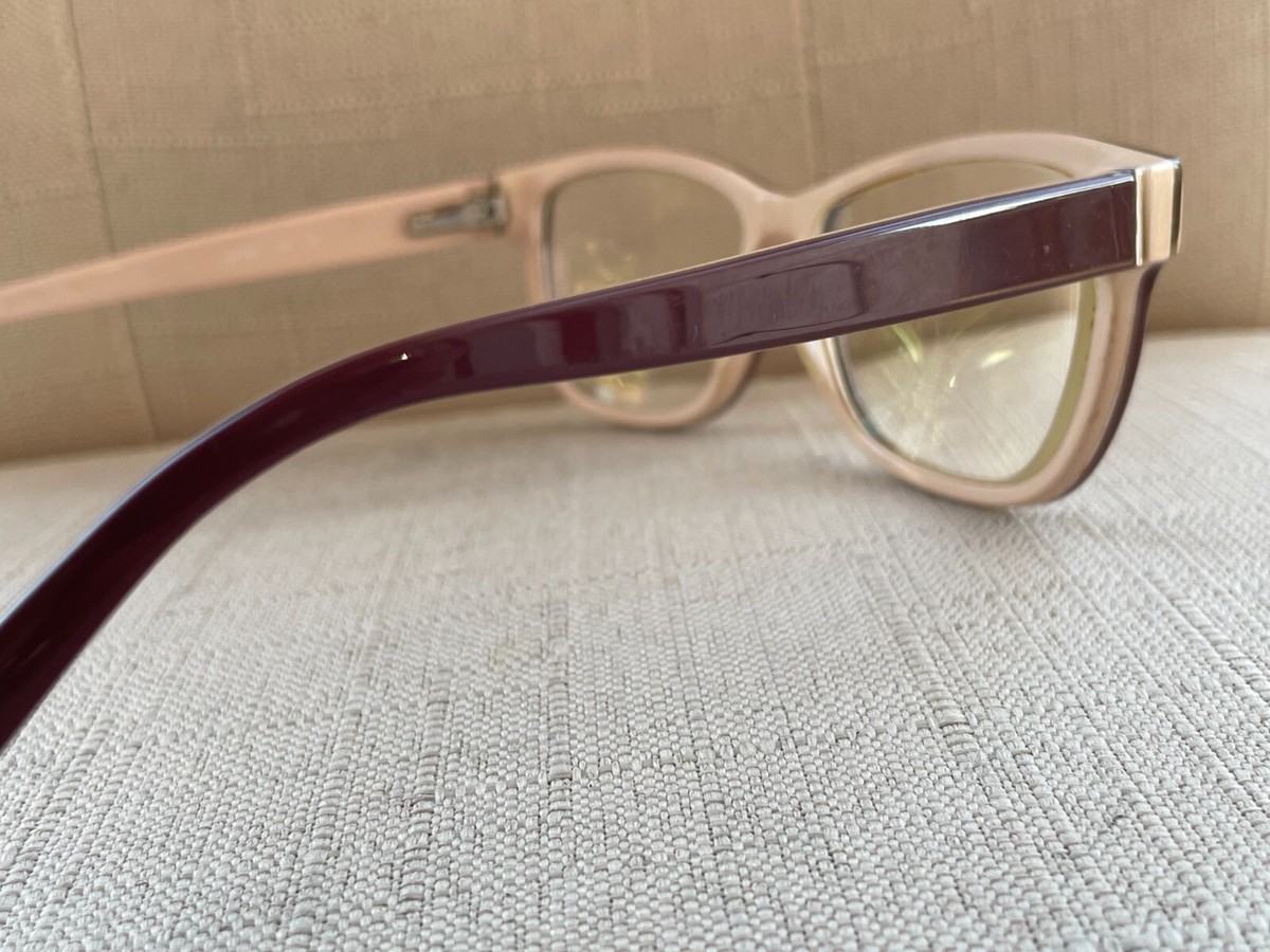 Banana Republic Women Eyeglasses Frame AMORET Maroon Red 