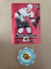 2020-21 Upper Deck UD Tim Hortons Hockey Red Die-Cut Brady Tkachuk